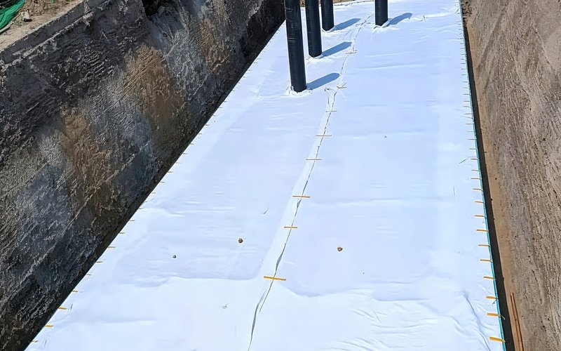 北京通州档案馆PP模块雨水收集系统案例——公共建筑380m³地下蓄水池