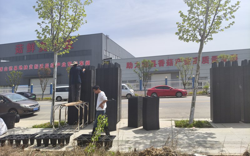成都天府产业园雨水收集回用PP模块项目案例现场施工照片1